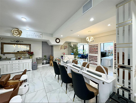 Thiết kế Tiệm Nail ở Mỹ